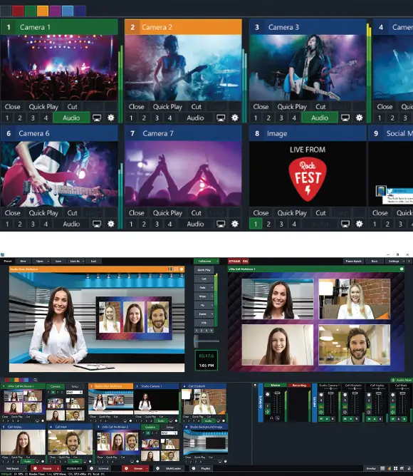 vMix スクリーンショット